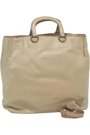 Prada Pre-owned, Kobieta, Beżowy, ONE SIZE, Skóra, Pre-owned Leather prada-bags