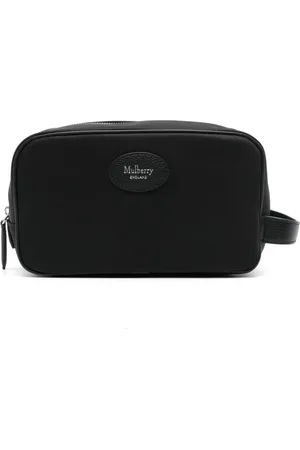 MULBERRY Torebki, Kobieta, Czarny, ONE SIZE, Nylon, Heritage Wash Case