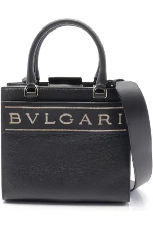Bvlgari Pre-owned, Kobieta, Czarny, ONE SIZE, Skóra, Pre-owned Skórzane torebki