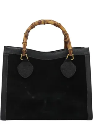 Gucci Pre-owned, Kobieta, Czarny, ONE SIZE, Skóra, Pre-owned Suede handbags