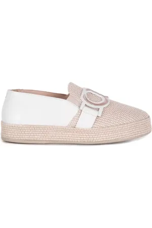 Casadei Buty, Kobieta, Beżowy, 37 EU, Beżowo Białe Espadryle Stylowe Letnie Buty