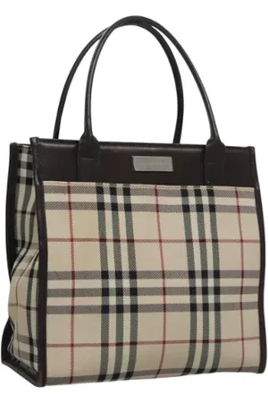 Burberry Pre-owned, Kobieta, Beżowy, ONE SIZE, Skóra, Pre-owned Canvas handbags