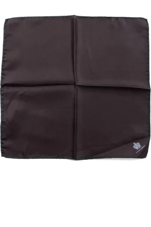 Dolce & Gabbana Akcesoria, Mężczyzna, brązowy, ONE SIZE, Męski Jedwabny Chusteczkę