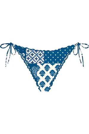 MC2 SAINT BARTH Stroje kąpielowe, Kobieta, Niebieski, L, Brazylijski Patch Indigo Bikini