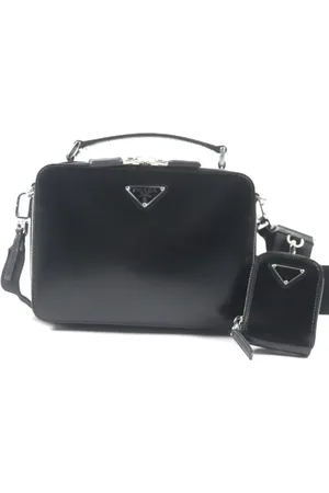 Prada Pre-owned, Mężczyzna, Czarny, ONE SIZE, Skóra, Pre-owned Leather prada-bags
