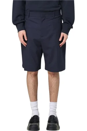Msgm Szorty, Mężczyzna, Niebieski, M, Nowoczesne Niebieskie Szorty Casual ze Stylem