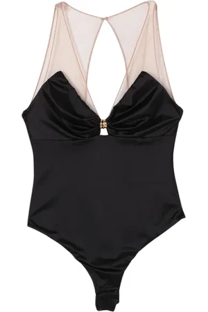 Elisabetta Franchi Koszulki, Mężczyzna, Czarny, S, Niebieski Zawiązany Mini Spódnica Komplet Body