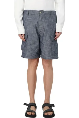 C.P. Company Szorty, Mężczyzna, Niebieski, S, Stylowe Cargo Shorts z Wieloma Kieszeniami