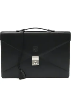 Loewe Pre-owned, Mężczyzna, Czarny, ONE SIZE, Skóra, Pre-owned Leather briefcases