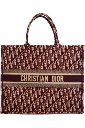 Dior Pre-owned, Kobieta, Czerwony, ONE SIZE, Pre-owned Canvas totes