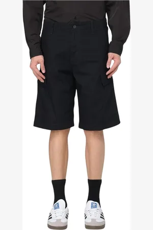 Carhartt Szorty, Mężczyzna, Czarny, W33, Wytrzymałe Cargo Shorts dla Mężczyzn