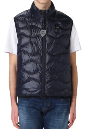Blauer Kurtki, Mężczyzna, Niebieski, S, Poliester, Cappotti Giubbotti Vest