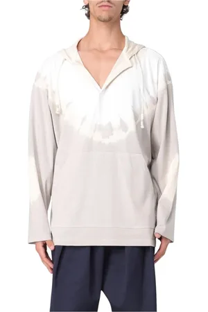 Maison Margiela Bluzy, Mężczyzna, Beżowy, S, Premium Crewneck Sweatshirt in