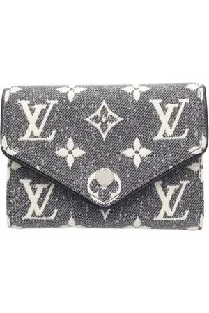 LOUIS VUITTON Pre-owned, Kobieta, Szary, ONE SIZE, Denim, Pre-owned Denim wallets