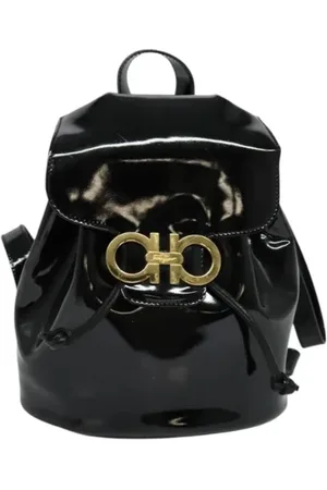 Salvatore Ferragamo Pre-owned, Kobieta, Czarny, ONE SIZE, Pre-owned Fabric backpacks