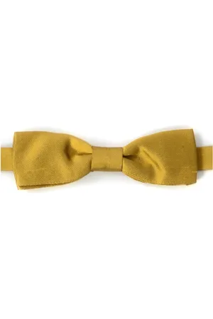 Dolce & Gabbana Akcesoria, Mężczyzna, Żółty, ONE SIZE, Muszka Męska
