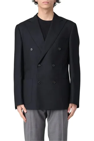 corneliani Kurtki, Mężczyzna, Czarny, 2XL, Klasyczny Czarny Blezer