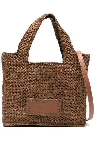 THEMOIRÈ Torebki, Kobieta, brązowy, ONE SIZE, Torba z rafii na lato