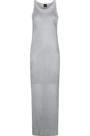 Pinko Sukienki, Kobieta, Szary, XS, Elegancka Sukienka Nelson dla kobiet