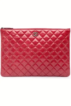 CHANEL Pre-owned, Kobieta, Czerwony, ONE SIZE, Skóra, Pre-owned Leather clutches