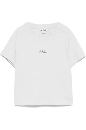 A.P.C. Koszulki, Kobieta, Szary, XS, Koszulka z chmurami dla stylowego wyglądu
