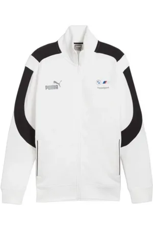 PUMA Bluzy, Mężczyzna, Biały, L, Kurtka BMW MMS Mt 7+ Eco Lite