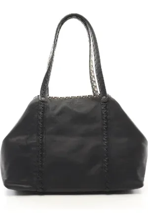 Bottega Veneta Pre-owned, Kobieta, Czarny, ONE SIZE, Skóra, Pre-owned Skórzane torebki