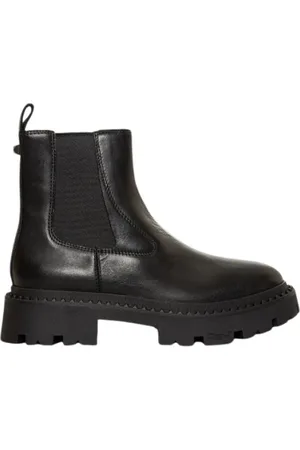 Ash Buty, Kobieta, Czarny, 38 EU, Skóra, Beatles z skóry - Czarny