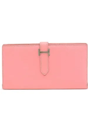Hermès Pre-owned, Kobieta, Różowy, ONE SIZE, Skóra, Pre-owned skórzane portfele
