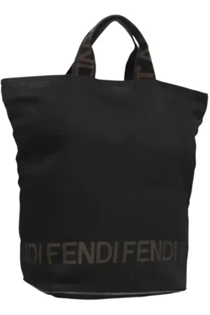 Fendi Pre-owned, Kobieta, Czarny, ONE SIZE, Pre-owned Canvas handbags