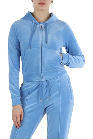 Juicy Couture Bluzy, Kobieta, Niebieski, XS, Wyprane Bluzy Regatta