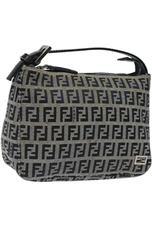 Fendi Pre-owned, Kobieta, Niebieski, ONE SIZE, Pre-owned Canvas handbags