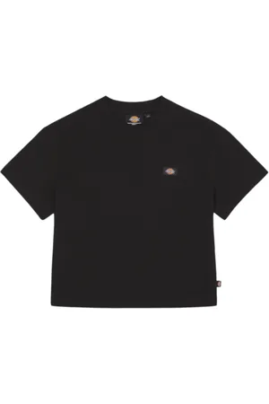 Dickies Koszulki, Kobieta, Czarny, M, Oakport Boxy T-shirt z krótkim rękawem