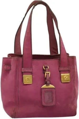 Prada Pre-owned, Kobieta, Różowy, ONE SIZE, Zamsz, Pre-owned Suede handbags