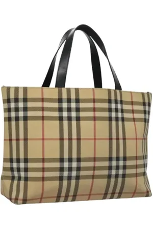 Burberry Pre-owned, Kobieta, Beżowy, ONE SIZE, Skóra, Pre-owned Skórzane torebki