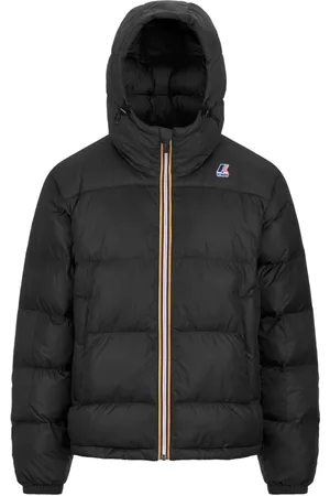 K-Way Kurtki, Mężczyzna, Czarny, S, Nylon, Ciepła Kurtka Claude