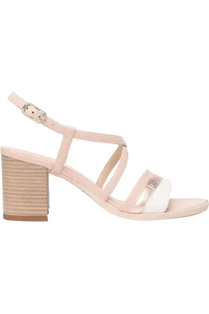 Nero Giardini Buty, Kobieta, Różowy, 40 EU, Włoski Styl Sandały na Obcasie