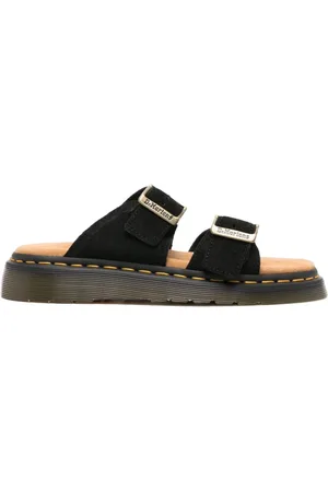 Dr. Martens Buty, Mężczyzna, Czarny, 44 EU, Czarne Sandały dla Stylowego Wyglądu