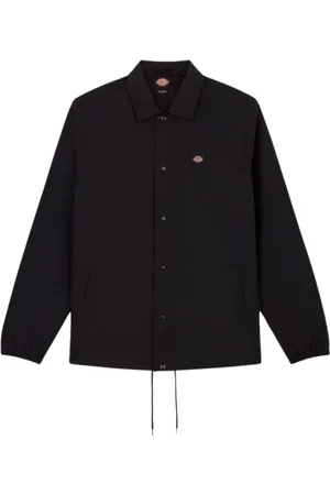 Dickies Kurtki, Mężczyzna, Czarny, M, Nylon, Kurtka Trenerka Oakport Styl