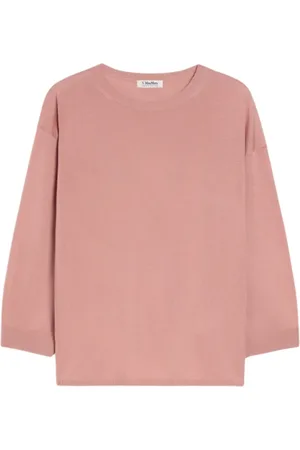 Max Mara Swetry, Kobieta, Różowy, XL, Różowe Swetry dla Kobiet