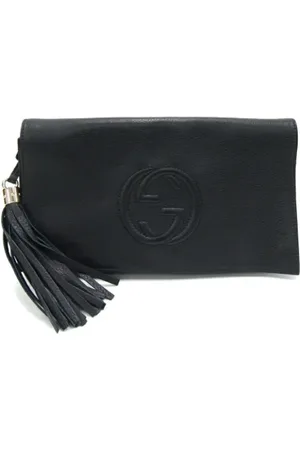 Gucci Pre-owned, Kobieta, Czarny, ONE SIZE, Skóra, Pre-owned Leather gucci-bags