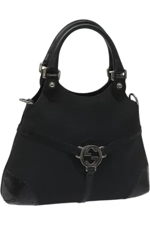 Gucci Pre-owned, Kobieta, Czarny, ONE SIZE, Pre-owned Canvas handbags