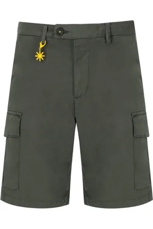 Manuel Ritz Szorty, Mężczyzna, Zielony, L, Zielone Cargo Bermuda Shorts