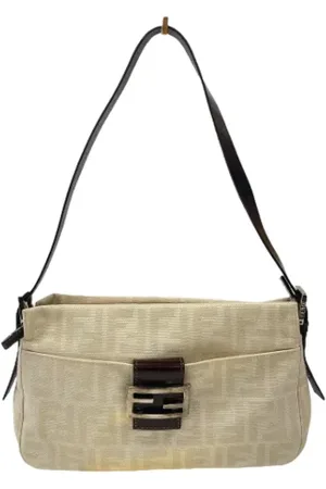 Fendi Pre-owned, Kobieta, Beżowy, ONE SIZE, Skóra, Pre-owned Canvas handbags