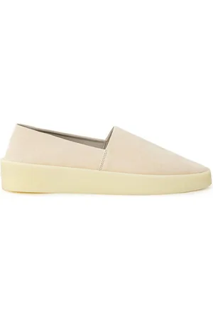 FEAR OF GOD Buty, Mężczyzna, Beżowy, 43 EU, Skóra, Beżowe Skórzane Mokasyny Slip On