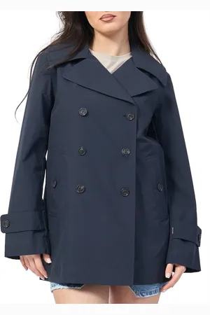 save the duck Płaszcze, Kobieta, Niebieski, XL, Niebieski Trenchcoat Sofi Elegancki Nowoczesny