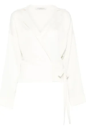Serafini Bluzki, Kobieta, Biały, M, Elegancka Koszula Bianco