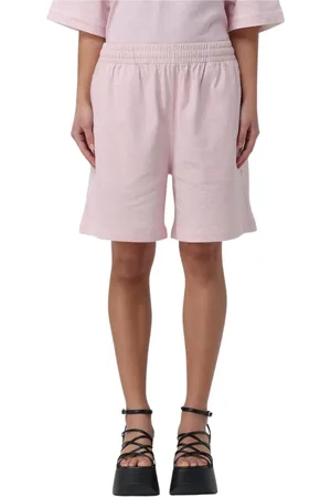 Burberry Szorty, Kobieta, Różowy, L, Różowe Spodnie Relaxed Fit