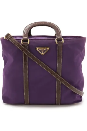 Prada Pre-owned, Kobieta, Fioletowy, ONE SIZE, Skóra, Pre-owned Leather totes
