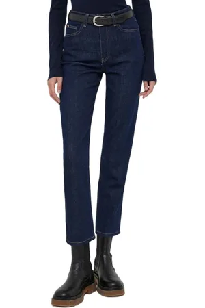 Tommy Hilfiger Jeansy, Kobieta, Niebieski, W27 L30, Bawełna, Klasyczne jeansy Straight HW A Rue marki